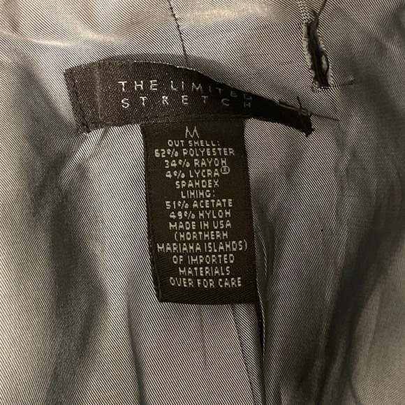 The Limited Black Stretch 4 Button Blazer Size Medium Pre-owned - Picture 5 of 9